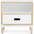 Thumbnail photo of Kabino Bedside Table - Bedside Table - White - L: 50 x D: 41 x H: 50 cm