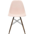 Eames Plastic Chair Dsw - 41 Pale Rose - Dark Maple - Matstolar - Charles & Ray Eames - Rosa - Metall/trä/plast