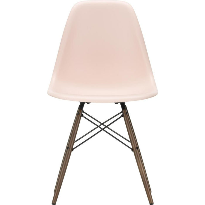 Eames Plastic Chair Dsw - 41 Pale Rose - Dark Maple - Matstolar - Charles & Ray Eames - Rosa - Metall/trä/plast