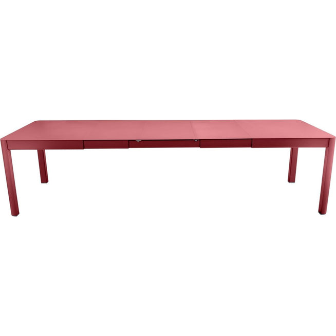 Photo of Ribambelle Extension Table 149/299x100 cm Chili 43 - Outdoor dining table - Red - Metal