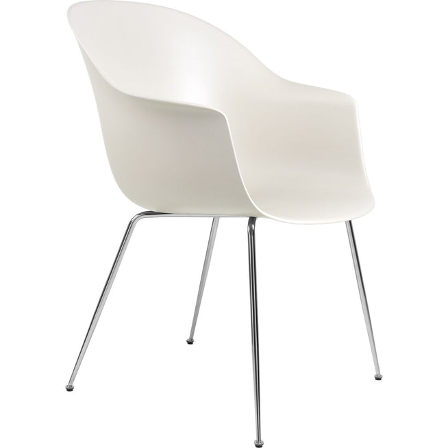 Photo of Bat Dining Chair, Un-Upholstered, Conic Base