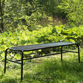 Thumbnail photo of Vig Bench - Garden Bench - Black - L150 X W50 X H46 Cm