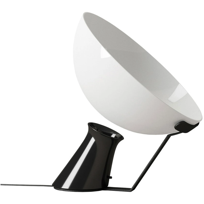 Photo of Aida Lamp - Table lamps - Angelo Mangiarotti - Black,white
