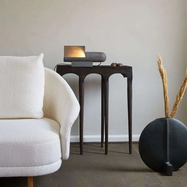 Photo of Brutalist Table Lamp Concrete Grey