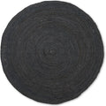 Thumbnail photo of Eternal Round Jute Rug - Black Fra Ferm Living