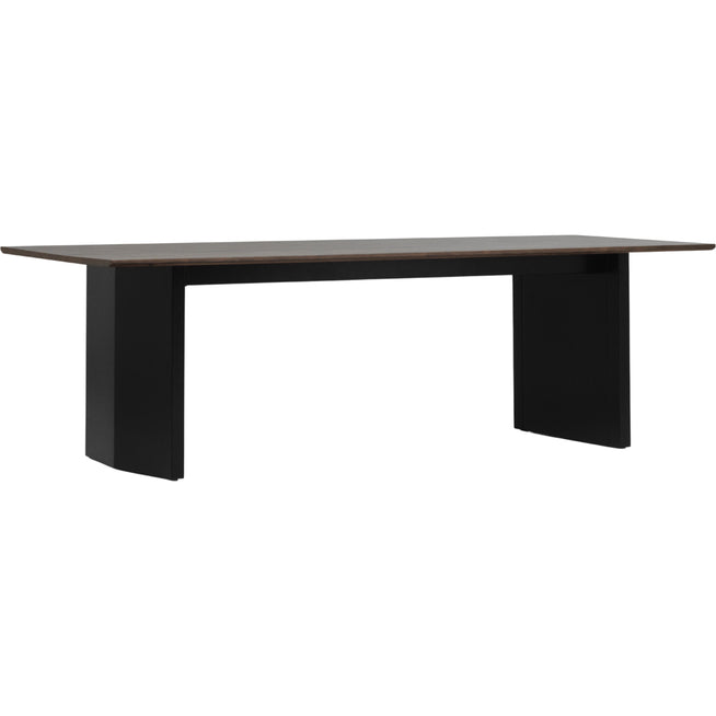 Photo of Panel Table 90 X 250 Cm Black Dark Brown - Matbord - Simon Legald - Brun - Metall/trä