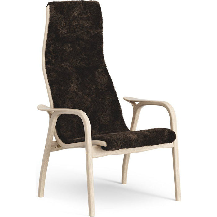 Photo of Lamino Arm Chair White Pigmented Oak/sheep Skin