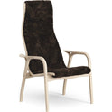 Lamino Arm Chair White Pigmented Oak/sheep Skin