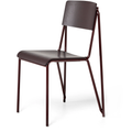 Thumbnail photo of Petit Standard Dark Bordeaux Stained Oak / Dark Bordeaux Coated Steel - Matstolar - Daniel Rybakken - Röd - Metall/trä