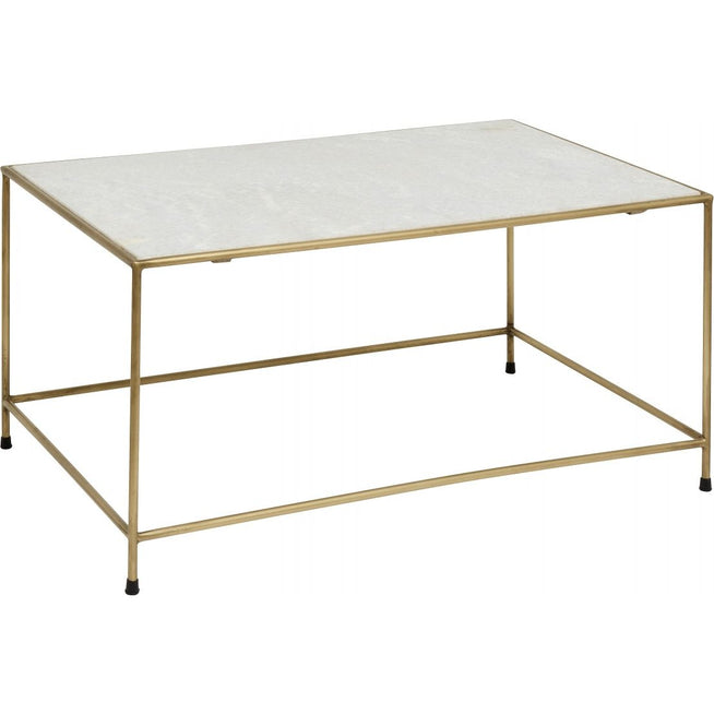 Photo of Timeless Coffee Table - White Marble / Brass