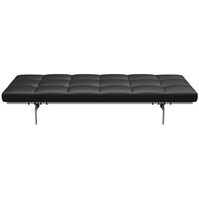 Photo of Pk80 Dagbädd Leather Aura Black 190 Cm