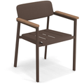 Thumbnail photo of Shine Armchair Indian Brown - Matstolar Utomhus - Arik Levy - Brun - Metal/trä