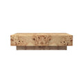 Thumbnail photo of Burl Coffee Table - Sofabord - Natural - W:70 X H:30 X D:117 Cm