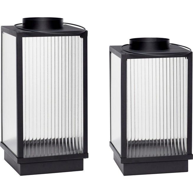 Photo of Lantern Metal Black - Set of 2 Pieces