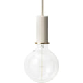 Thumbnail photo of Collect  - A Light - Socket Pendant - Pendel - Lys Grå - Low - H10,2