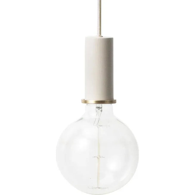 Photo of Collect  - A Light - Socket Pendant - Pendel - Lys Grå - Low - H10,2