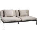 Thumbnail photo of Bönan Lounge Sofa, Dark Grey Aluminum Frame, Cushion Dark Grey Sunbrella Sling - Outdoor Sofas - Studio Norrlandet