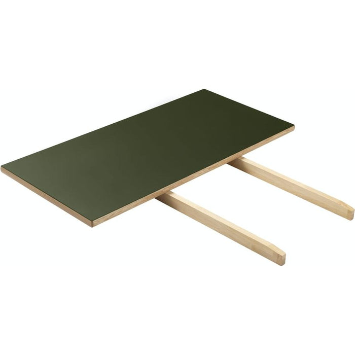 Photo of C35 Table Extension Leaf 95x45 Cm Olive Green-oak Nature Lacquered