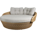 Thumbnail photo of Ocean Daybed - Natural - Cane-line Flat Weave / Light Brown - Cane-line Wove - W177 X D180 X H68 X Sh40 Cm