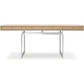 Thumbnail photo of Office Desk, Oak Top, Stainless Steel Frame - Skrivbord - Bodil Kjær