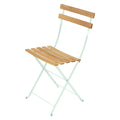 Thumbnail photo of Bistro Chair Natural Ice Mint A7 - Garden Chairs - Blue - Metal/Wood