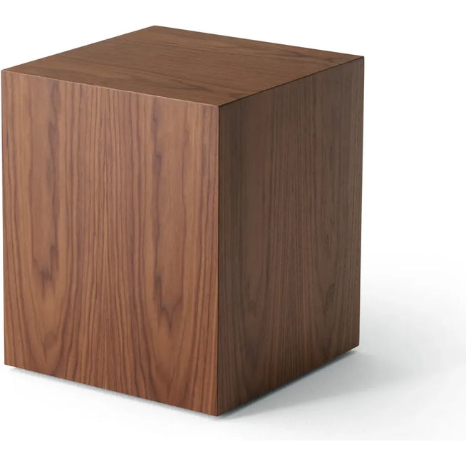 Photo of Mass Side Table 40x40x47 Cm Walnut