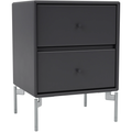 Thumbnail photo of Drift Drawer Module - Anthracite / Matt Chrome Legs - Bedside Table - Peter J. Lassen - Black - Mdf
