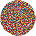 Pinocchio Rug Round Multi