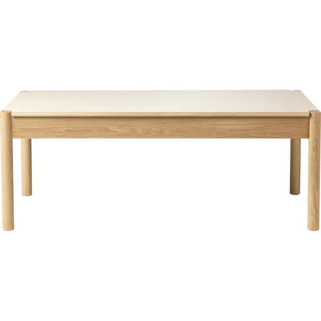 Photo of C44 Coffee Table with Reversible Table Top 120x60 cm - Beige/Black Laminate