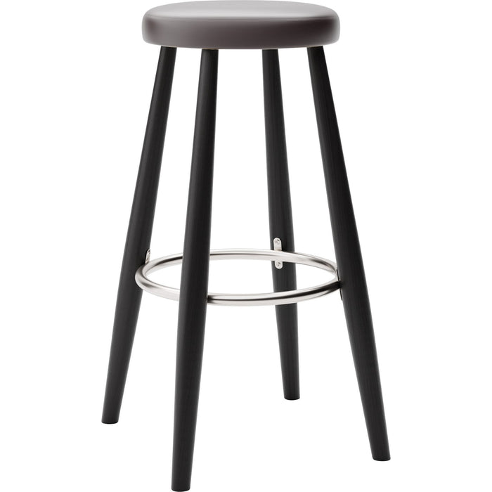 Photo of CH56 Bar Stool - Black Lacquered Oak