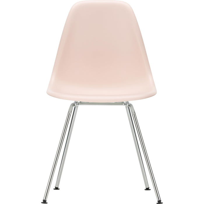 Eames Plastic Chair Dsx - 41 Pale Rose - Chrome Base - Matstolar - Charles & Ray Eames - Rosa - Metall/plast