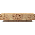 Thumbnail photo of Burl Coffee Table - Sofabord - Natural - W:70 X H:30 X D:117 Cm