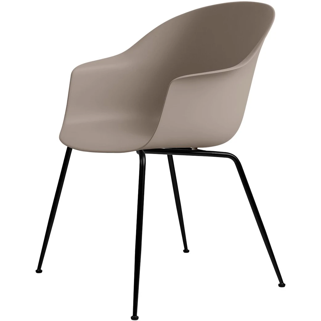 Bat Dining Chair, Un-Upholstered, Conic Base