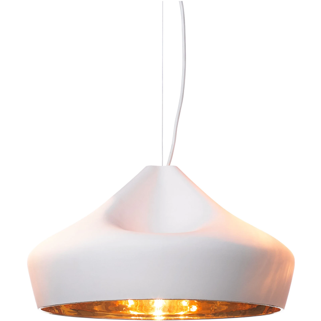 Photo of Pleat Box 47 Led - White, Gold - Pendellampor - Mashallah,xavier Mañosa - Vit
