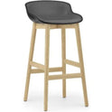 Hyg Bar Stool, Wood / Full Upholstery 75 Cm