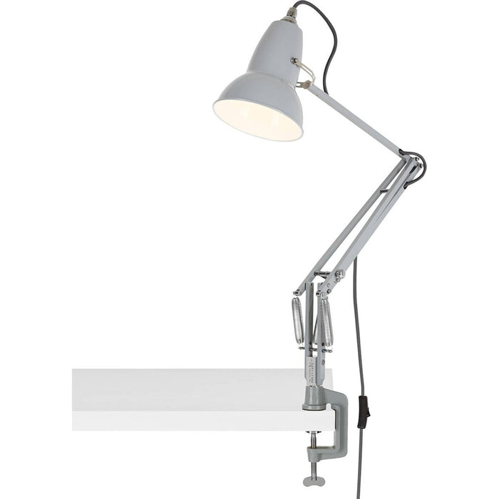 Photo of Original 1227 Mini Desk Lamp with Clamp Dove Grey - Desk Lamps - George Carwardine - Grey