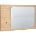 Thumbnail photo of Wall mirror with bulletin board