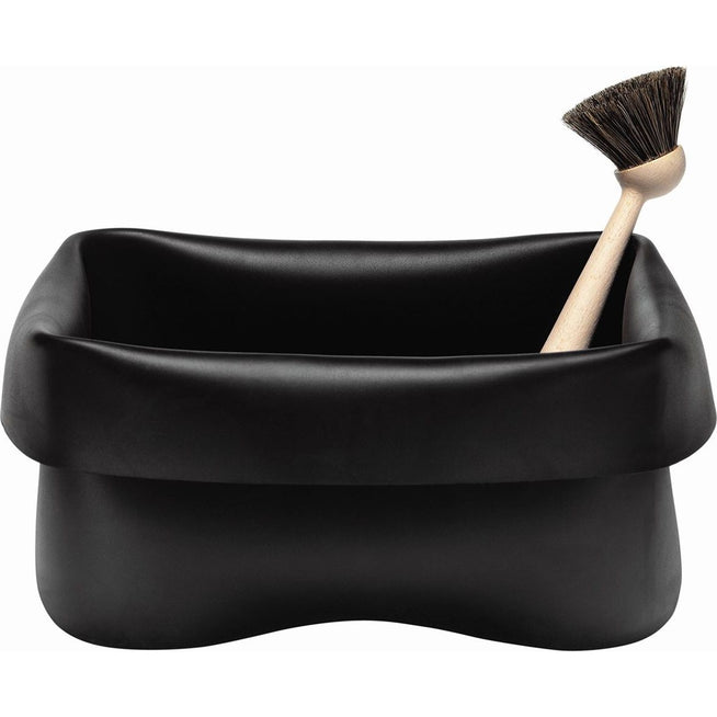 Photo of Washing Up Bowl & Brush - Opvask - Black - H28 X L28 X D14 Cm