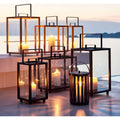 Thumbnail photo of Lighthouse Outdoor Lantern - Lanterne - Lavagrå - Stor - B: 33 X D: 33 X H: 54 Cm