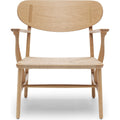 Thumbnail photo of Carl Hansen - Ch22, Oiled Oak, Chord Natural - Armchairs - Hans J. Wegner - Wood-coloured - Natural material/wood