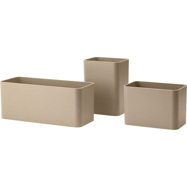 Photo of Organizers Beige, Set Om 3 - Hyllsystem - Anna Von Schewen,björn Dahlström - Beige - Trä/plast