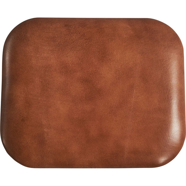 Photo of Sculpt Stool Cushion - Stools - Kristian Sofus Hansen, tommy Hyldahl - Brown - Leather