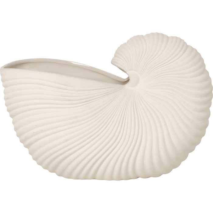 Photo of Shell Pot - Urtepotte - Off-white - W31 X H21 X D15 Cm