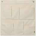 Thumbnail photo of Canvas Wall Pockets - Børneopbevaringsboks - Large - Off-white - W70 X H70 Cm