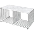 Thumbnail photo of Panton Wire Top Panel, D 34,8 - White Marble - Hyllsystem - Verner Panton - Vit - Sten