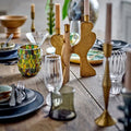 Thumbnail photo of Taurine champagne glass set of 6 pieces