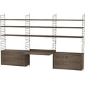 Thumbnail photo of String Wall Rack 75 x 30 cm, Brown, 2-pack - Shelving - Nils Strinning - Brown - Metal