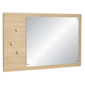 Thumbnail photo of Wall mirror with bulletin board