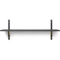 Thumbnail photo of Sector Shelf - Hylde - Røget Eg/messing - S/w - W: 87 X D: 26,1 X H: 34 Cm