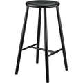Thumbnail photo of J27b Bar Stool Beech Black Painted